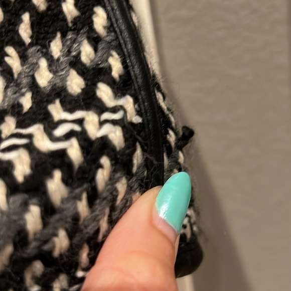 Karen Millen, oversize check wrap coat jacket size US 6, UK 10. - Picture 3 of 8